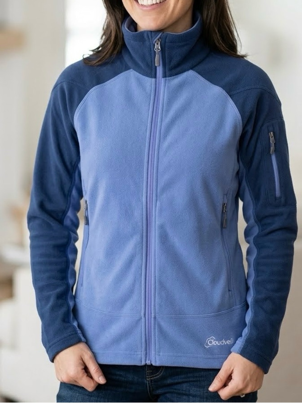 Cloudveil Multi Pocket Lightweight Windbreaker Ski Jacket M
